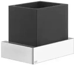 Gessi - Rettangolo Accessoires Wand Glashalter, Becher Schwarz,
