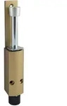 T&uuml;rfeststeller 1222 Hub 60 Mm, 35 X 225 Mm, Aluminium Goldf&auml;rbig Lackiert