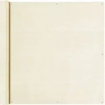 Balkon Sichtschutz Creme 120x500 Cm Hdpe Vidaxl