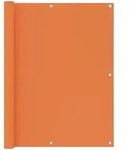 Balkon-sichtschutz Orange 120x400 Cm Oxford-gewebe Vidaxl