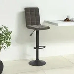 Barhocker Dunkelgrau Samt Vidaxl