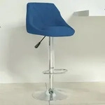 Barhocker Blau Samt Vidaxl