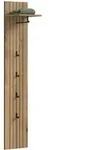Station Wandgarderobe 4 Haken Eiche Dekor.