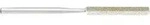 Pferd Tools Diamantfeile F&uuml;r Handfeilger&auml;t Dreikant 3,5x3,5x60mm Schaft-&oslash;3 Mm D126