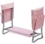 Relaxdays Kniebank Gartenarbeit, Klappbar, Gepolstert, Mit Taschen, 2-in-1...