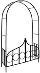 Rosenbogen Rosens&auml;ule Verschiedene Modelle Metall Rankhilfe Rankgitter Garten 1x