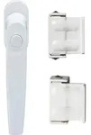 Abus - Fenstersicherheit Set Fenstergriff Fg50 & Zusatzsicherung Sw1 Wei&szlig; 3...