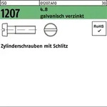 Zylinderschraube Iso 1207 M.schlitz M 3 X 10 4.8 Galvanisch Verzinkt