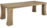 Esstisch Teak 200x100x78 Natur Unbehandelt Bassano 107