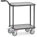 Griffroller L600xb450mm 2 Holzwerkstoffplattformen Grau Gesamt-trgf.250 Kg Fetra