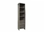 Hochschrank Akazie 45x36x185 Grau Lackiert Pure Acacia 605