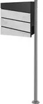 Ml-design - Ecd Germany Standbriefkasten Mit Zeitungsfach, Design Briefkasten...