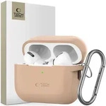 Tech-protect Silikonhaken F&uuml;r Apple Airpods Pro 1 / 2 Caf&eacute; Latte