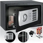Tresor Safe Elektronik-zahlenschloss 31x20x20cm Led-anzeige Stahlbolzen Schwarz...