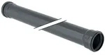 Geberit Silent-pro Rohr Mit Zwei Muffen Au&szlig;endurchmesser 125mm, L&auml;nge 100cm