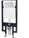 Wc-vorwandelement Bernstein G3008 Mit Bet&auml;tigungsplatte Modell Wei&szlig; Glas