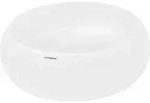 Ecd Germany - Waschbecken Waschtisch &Oslash; 350 X 120 Mm Aus Keramik Rund Wei&szlig; -