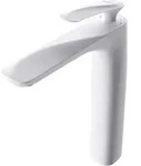 Doporro - Design Wasserhahn Bad Wei&szlig; Waschtischarmatur F&uuml;r Waschbecken