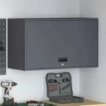 Vidaxl Wall Cabinet For Garage With Gas-lift Door Anthracite