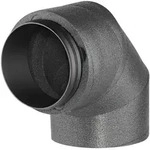 Helios Ip-b 180/90 Isopipe 90 Grad Bogen Mit Innenverbinder, Epe, Brandklasse B1