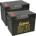 Ersatzakku F&uuml;r Pride Ranger, Victory Xl Und Victory 130 2x Kung Long Bleiakku