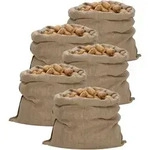 Jutes&auml;cke 5 Stk. 100x110 Cm 100% Jute 340 G/m2 Vidaxl