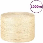 Seil 100% Sisal 3 Mm 1000 M Vidaxl