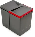 Lot Recycle Beh&auml;lter F&uuml;r K&uuml;chenschublade, H&ouml;he 266mm, 1x15liter, Kunststoff