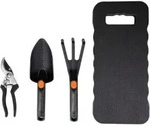 Northix Gartenwerkzeugset Schwarz Orange 4 Teile