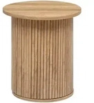 Atmosphera - Kaffeetisch Colva Furnier Mit Holzeffekt - D.45 Cm Cr&eacute;ateur