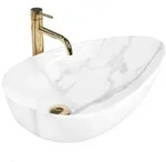 Rea - Aufsatzwaschbecken Greta 65 Bianco Shiny