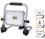 Rev - Led Akku Baustrahler Klappbar Mit 3 Helligkeitsstufen 30 Watt