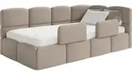 Selsey Cloudy &ndash; Kinderbett 90x200, Mit Matratze, Rausfallschutz, Kopfteil...