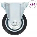 24 Stk. Bockrollen 75 Mm Vidaxl