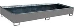 Bauer Regalwanne Mit Pe-einsatz Rw 3300-3 Pe, Lackiert, Mausgrau