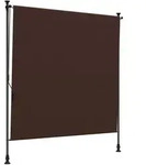 Vidaxl Outdoor Roller Blind Brown 100 X 270 Cm