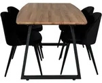 Incanabl Essgruppe Esstisch Ausziehbarer Tisch L&auml;nge Cm 160 / 200 El Holz...
