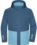 James & Nicholson Hardshell-regenjacke Jn1878 Gr. Xs Deep-blue/steel-blue