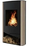 Kaminofen Typ11155-n-line Schw.streifen Sandst.rainb 5kw