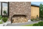 Vitavia - Kaminholzregal 'lignum 401', Granit, 40 X 210 X 100 Cm (quer)