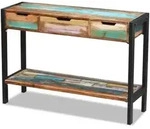 Vidaxl Sideboard 3 Drawers Solid Reclaimed Wood