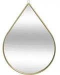 Atmosphera - Spiegel Tropfen - Goldenes Metall 21 &times; 29 Cm Cr&eacute;ateur...