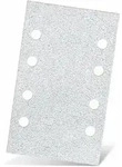White Klett-schleifbl&auml;tter, 133 X 80 Mm, 8-loch, F. Schwingschleifer, Normalkorund
