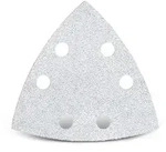 White Klett-schleifbl&auml;tter, 93 Mm, 6-loch, F. Deltaschleifer, Normalkorund (50...