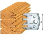 690.124 Paire Von Messer Sp 40x4mm A Emboiter Fur Portes M+f