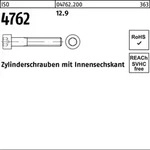 Zylinderschraube Iso 4762 M.innensechskant M 12 X 20 12.9