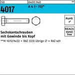 Iso 4017 Sechskantschraube Vg M10x25 Edelstahl A4 70 Blank 100 Stk