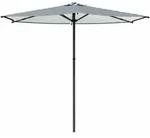 Gartensonnenschirm 270 X 270 Cm Polyester Rechtwinklig Vidaxl