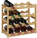 Relaxdays - Weinregal, 16 Weinflaschen, Hbt: 42,5 X 45 X 23,5 Cm, Flaschenregal,