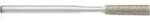 Pferd Tools Diamantfeile F&uuml;r Handfeilger&auml;t Vogelzunge 3,5x2,0x50mm Schaft-&oslash;3 Mm